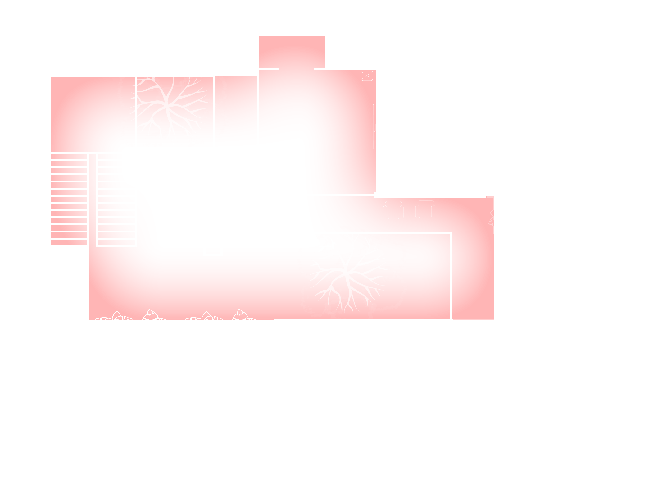 Modern home basement floor plan
